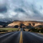 road, pavement, countryside, landscape, highway, roadway, drive, route, way, outdoor, scenic, california, gloomy, road, road, road, road, road